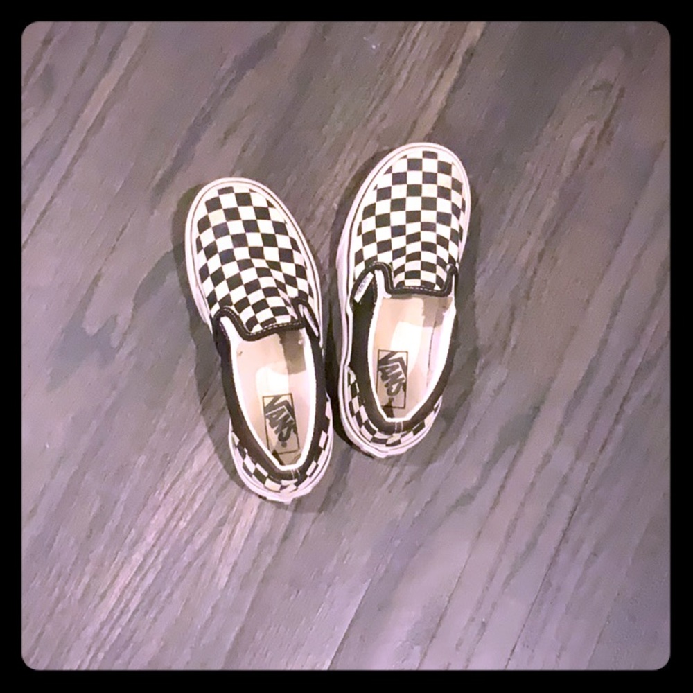 Vans checkered shoes
